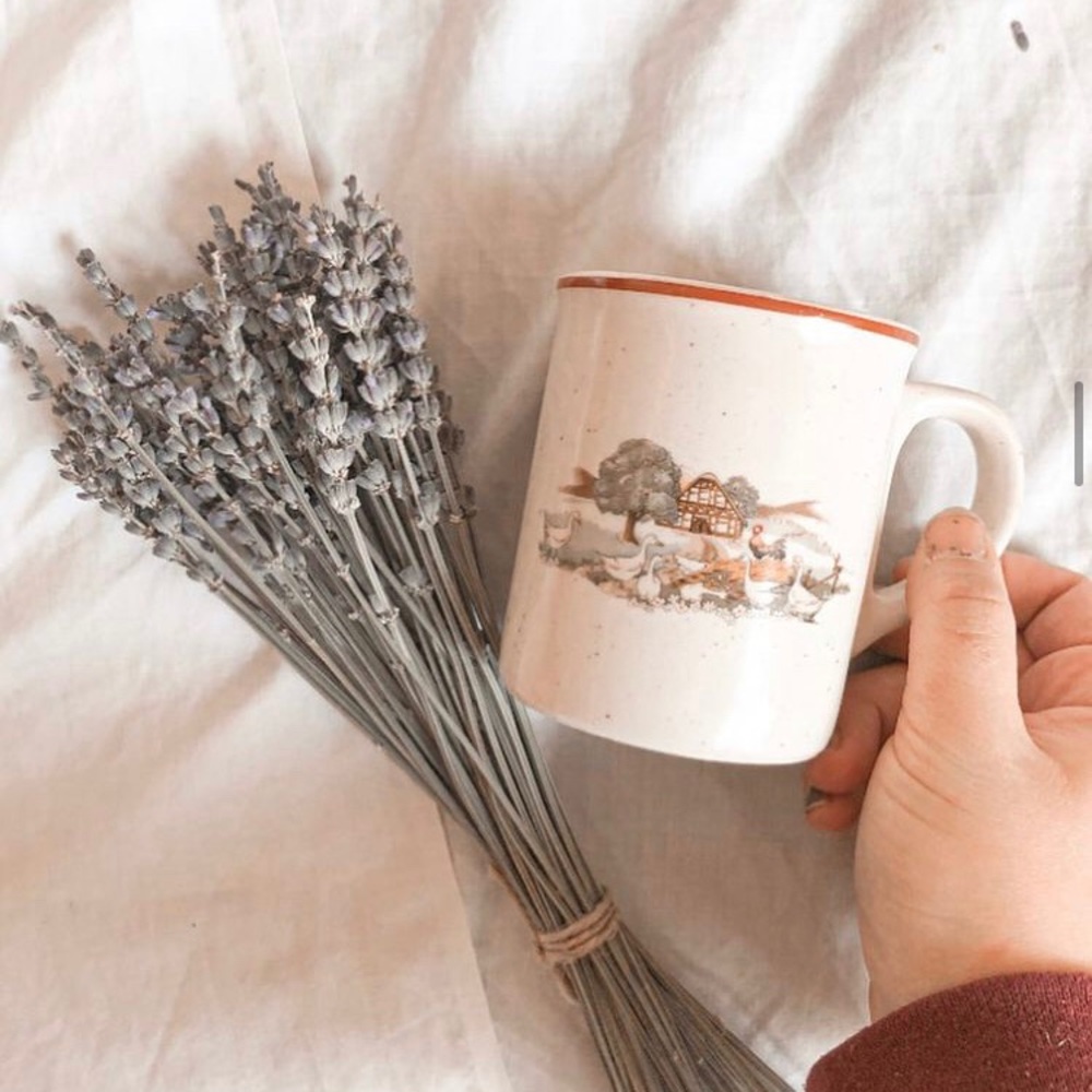 Vintage speckled mug